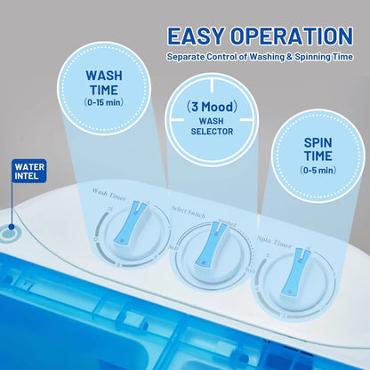 FUTUREWAY Portable Twin Tub Washing Machine